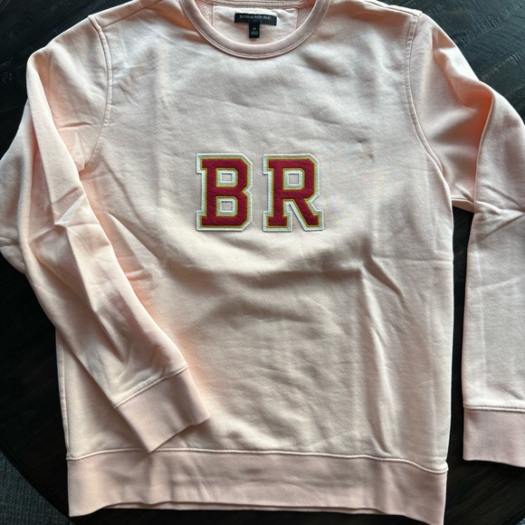 BANANA REPUBLIC Logo Sweatshirts (CORAL & NAVY) Size M. - Picture 2 of 2